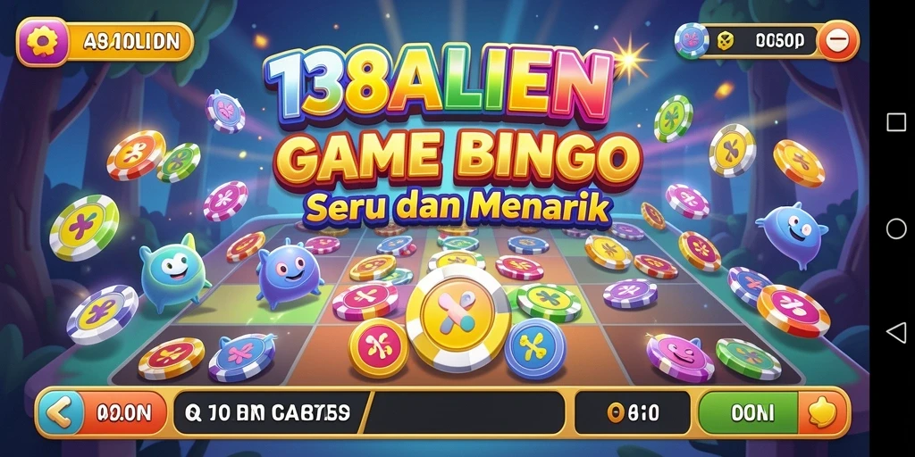Tampilan gameplay seru Bingo di 138ALIEN.