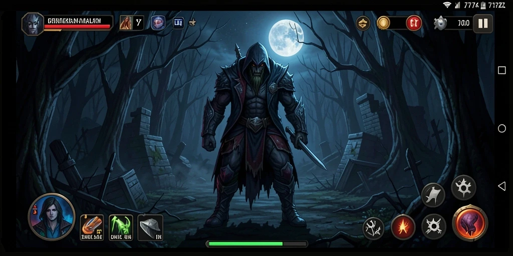 Gameplay menakutkan dengan suasana kegelapan yang mencekam.