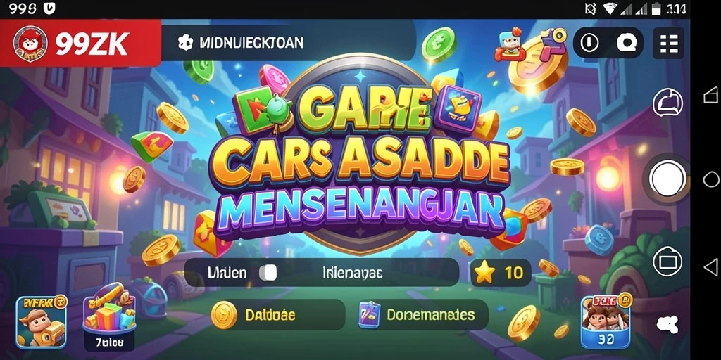 Tampilan menarik gameplay Arcade 99ZK yang penuh aksi.