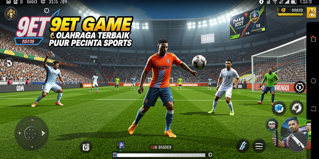 Gameplay seru di 9ET dengan berbagai cabang olahraga.