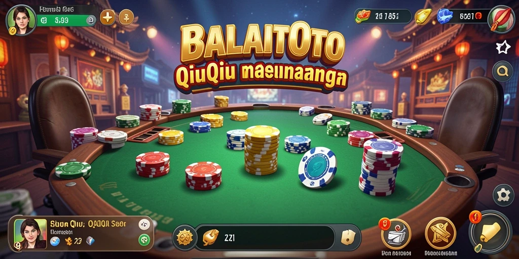 Screenshot gameplay BALAITOTO yang menampilkan aksi QiuQiu seru.
