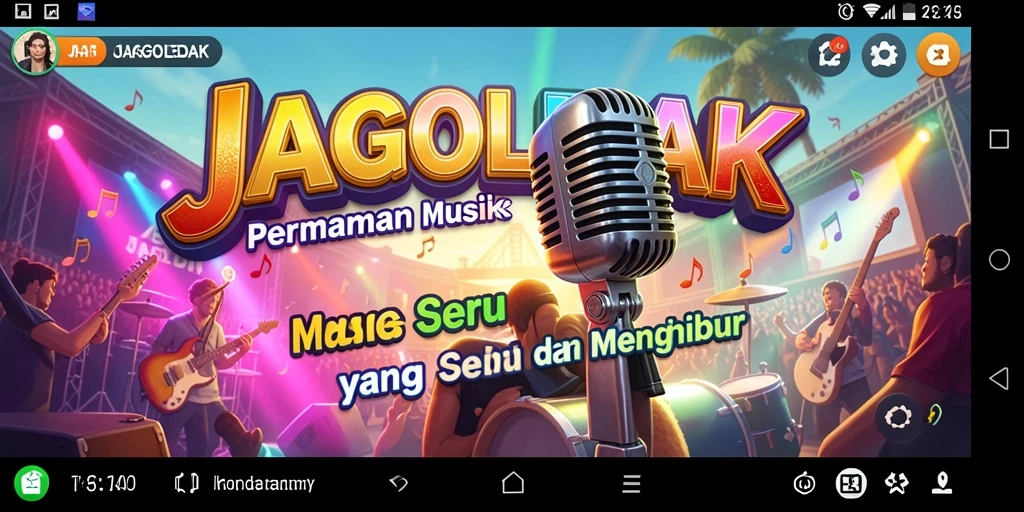 Tampilan gameplay JAGOLEDAK yang menarik dan penuh warna.