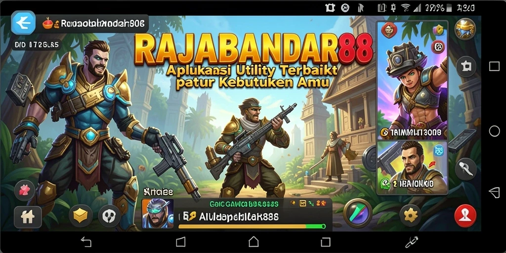 Tampilan antarmuka RAJABANDAR88 yang bersih dan intuitif.