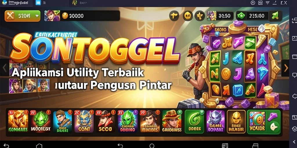 Tampilan antarmuka SONTOGEL yang modern dan mudah digunakan.