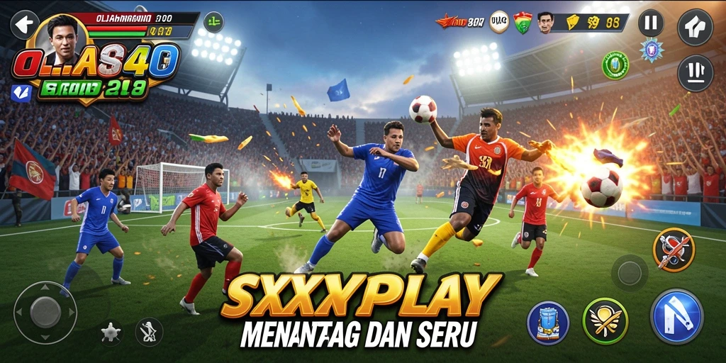 Tampilan gameplay SXXPLAY dengan berbagai pilihan olahraga menarik.