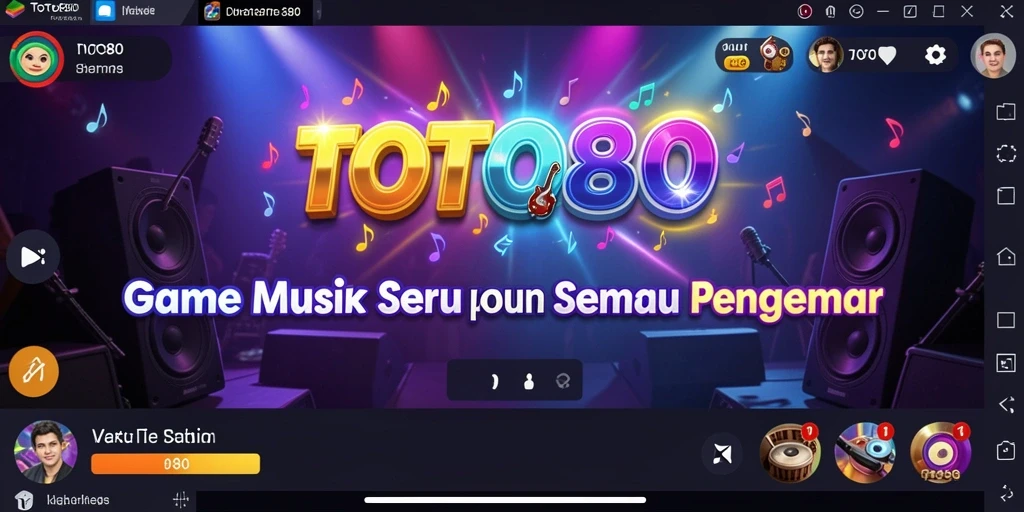 Tampilan gameplay TOTO80 yang interaktif dan menyenangkan.