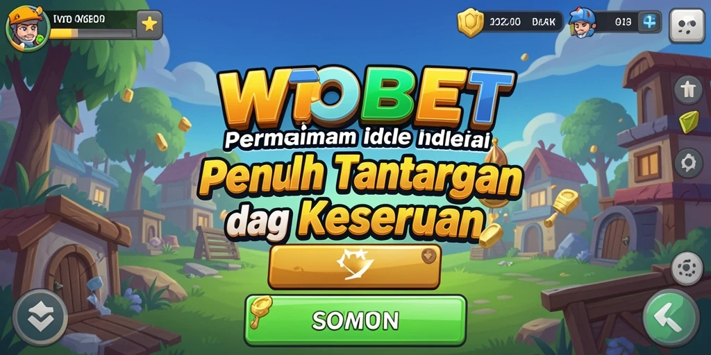 Tampilan permainan Idle yang menarik dan penuh warna di WTOBET.