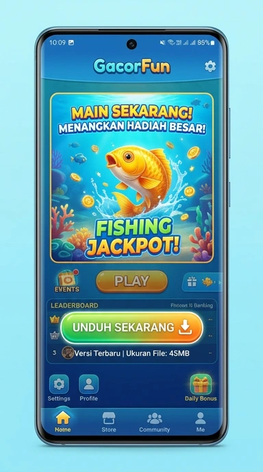 Ikon aplikasi gacorfun yang mudah dikenali pada perangkat Android.